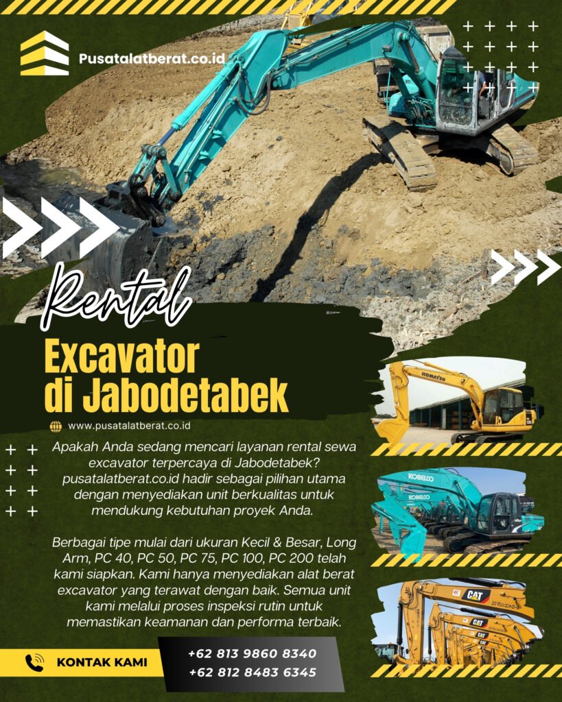 Sewa Excavator Murah di Jabodetabek