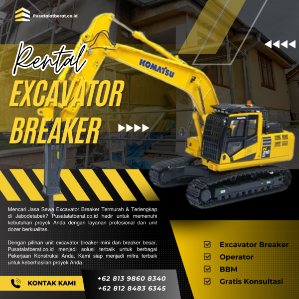 Harga Sewa Excavator Breaker Per Jam September 2025 - Gambar 2