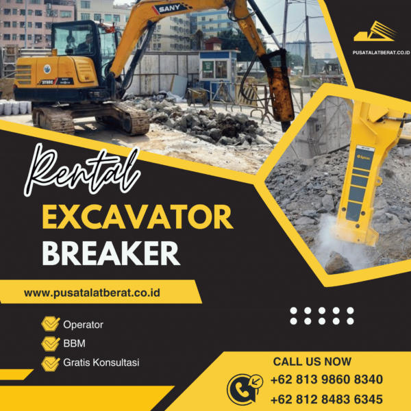 Harga Sewa Excavator Breaker Per Jam September 2025